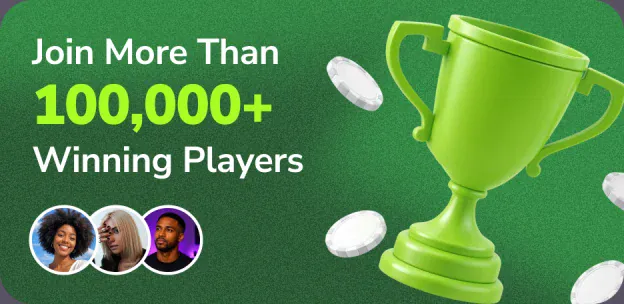 Γίνετε μέλος σε περισσότερους από 100.000 νικητές παίκτες