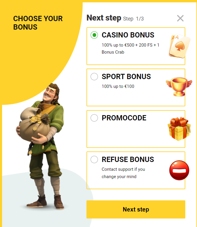 choose bonus